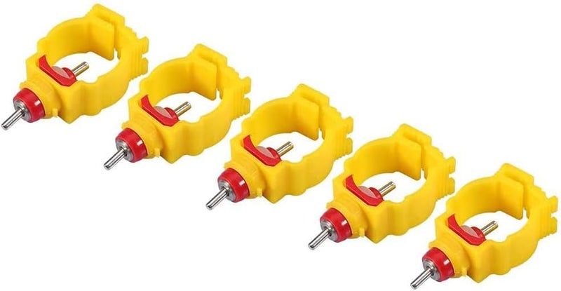 ANCLLO 20Pcs Automatic Chicken Feeder, Poultry Water Chicken Water Drinker - Image 2