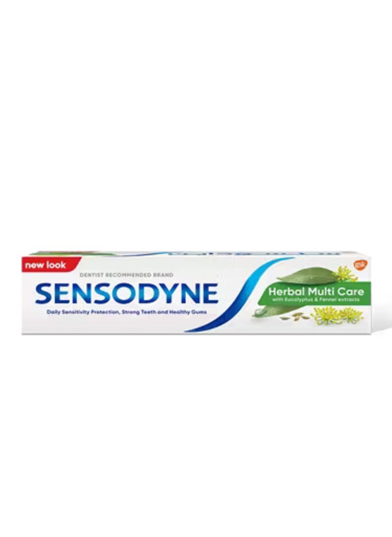 Sensodyne Sensodyne Herbal Multi Care Toothpaste with Eucalyptus & Fennel Extracts 100 gr 