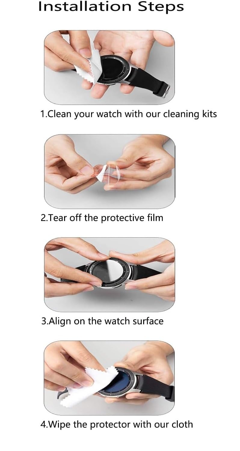 VERTUS® Premium Tempered Glass Screen Protector for Casio Vintage A159W-N1DF Watch [3-PACK] - Image 4