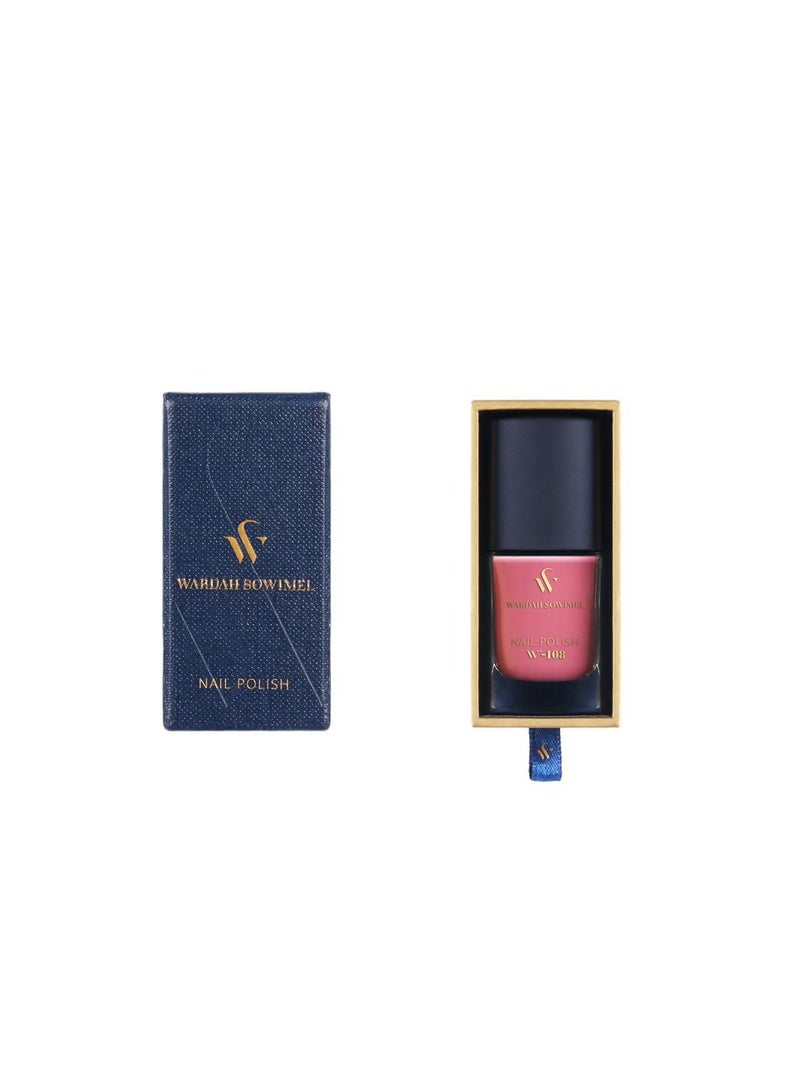 وردة صويمل طلاء أظافر من وردة صويمل - بلش بينك - W108 - Image 2