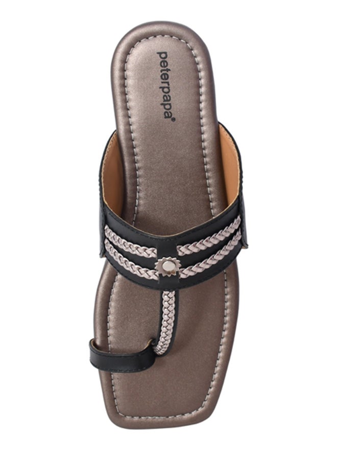 Peterpapa Kolhapuri Toe-Post Slip-On Sandals - Image 5