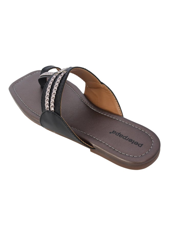 Peterpapa Kolhapuri Toe-Post Slip-On Sandals - Image 3