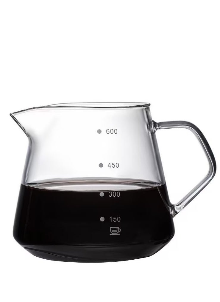 إلفسا - طقم تقطير v60 الة قهوة مكونة من قمع زجاجي وسيرفر زجاجي وفلتر قهوة - Image 1