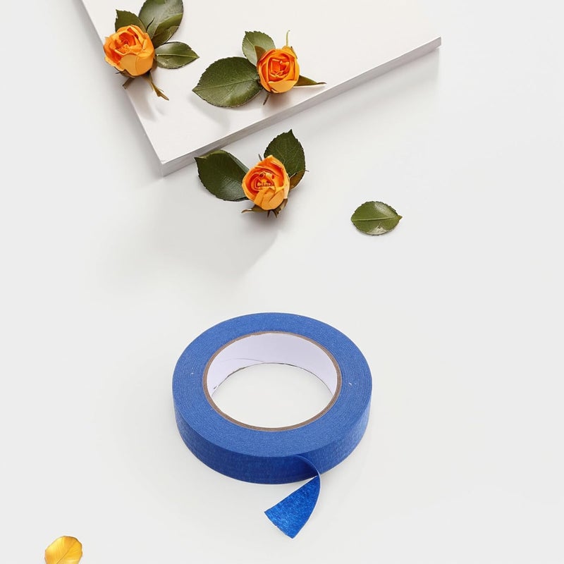 شريط تمويه من ورق الكريب الأزرق لمشاريع الحرف اليدوية والفنون DIY في الفصل الدراسي والمنزل - Image 5