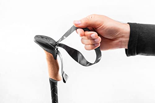 LEKI Black Series FX Carbon Collapsible Lightweight Walking Poles for Trekking & Hiking - Black-Carbon - 110-130 cm - Image 2