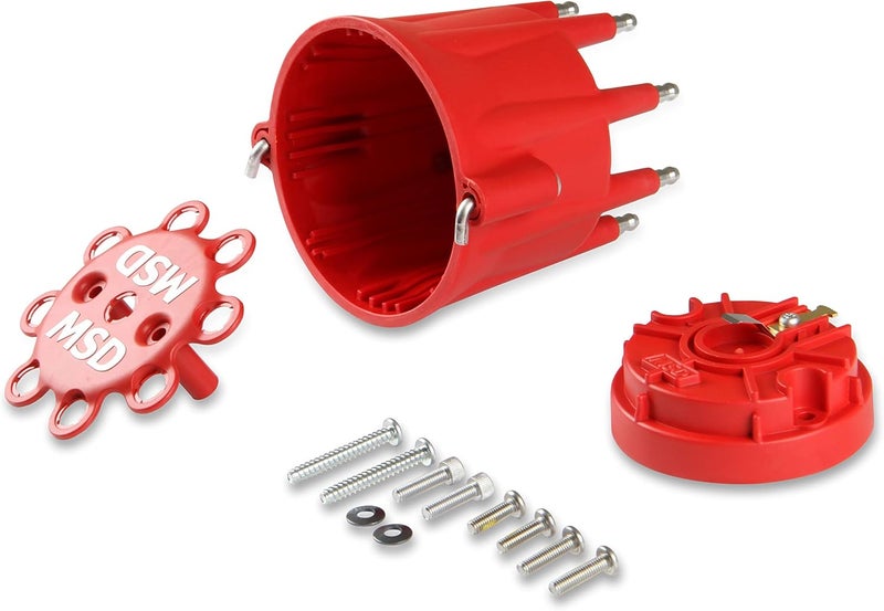 MSD 84335 HEI Distributor Cap and Rotor Kit - Red - Image 3