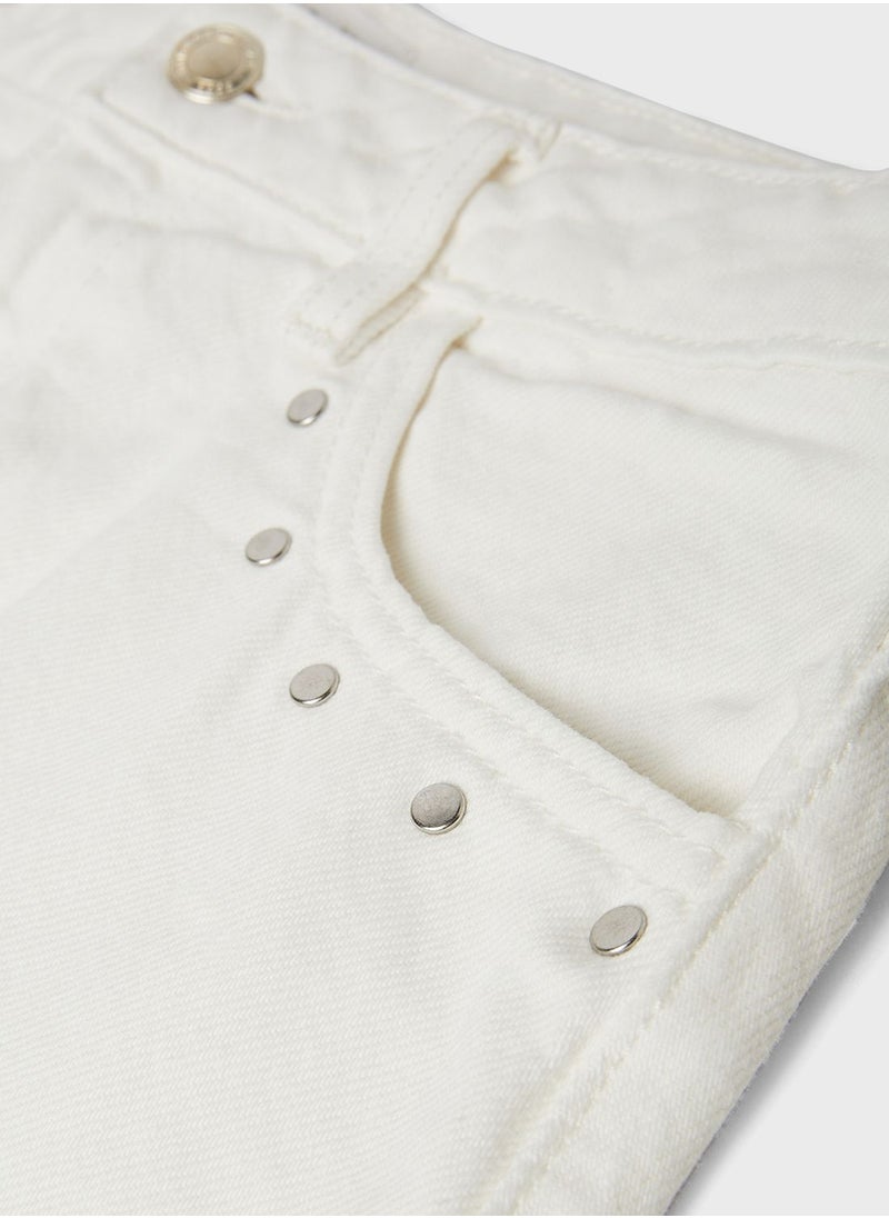 MANGO - Youth Studded Denim Skirt - Image 1