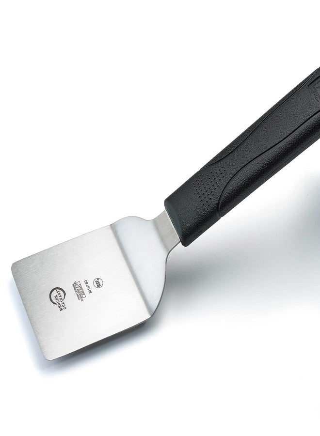 Mercer Culinary Millennia Mini Turner/Spatula, 2.5 Inch x 2.5 Inch Blade, Black Handle - Image 3