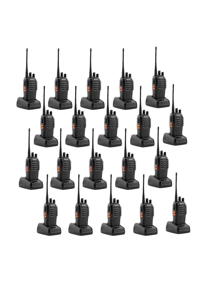 Baofeng 5W (20 Pcs) Walkie Talkies 2026 New Version BF-888S Handheld Two Way Radios Battery and Charger 2-4 KM