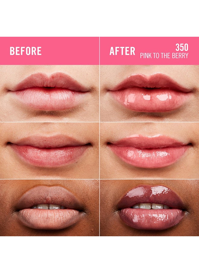 RIMMEL LONDON - Thrill Seeker Glassy Gloss Lip Gloss - 350 - Pink to the Berry - Image 1