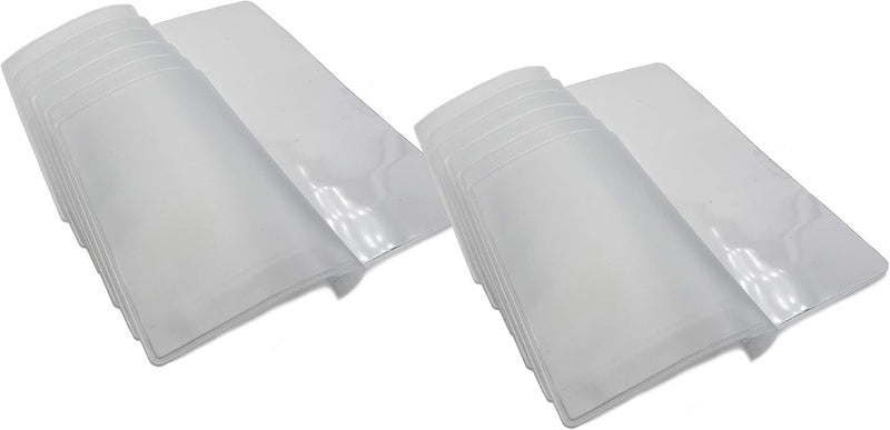 ag wallets wallets Unisex Vinyl Set of 2 Clear Premium Quality Wallet Insert from (Checkbook 6 Page) - Image 1