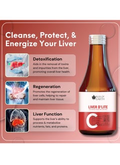 BLISS OF EARTH Bliss of Earth Natural Liver Detox Syrup Sugar Free Detox Supplement To Support Healthy Liver Function Improves Digestion & Appetite 200ml  - Image 3
