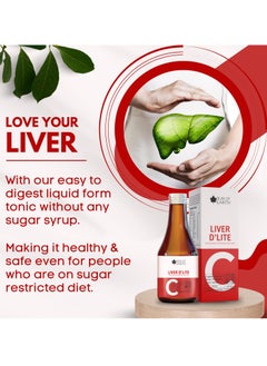 BLISS OF EARTH Bliss of Earth Natural Liver Detox Syrup Sugar Free Detox Supplement To Support Healthy Liver Function Improves Digestion & Appetite 200ml  - Image 2
