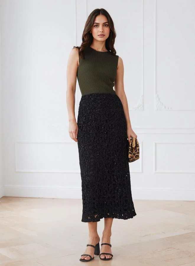 Iconic Iconic Ribbed Sleeveless Top