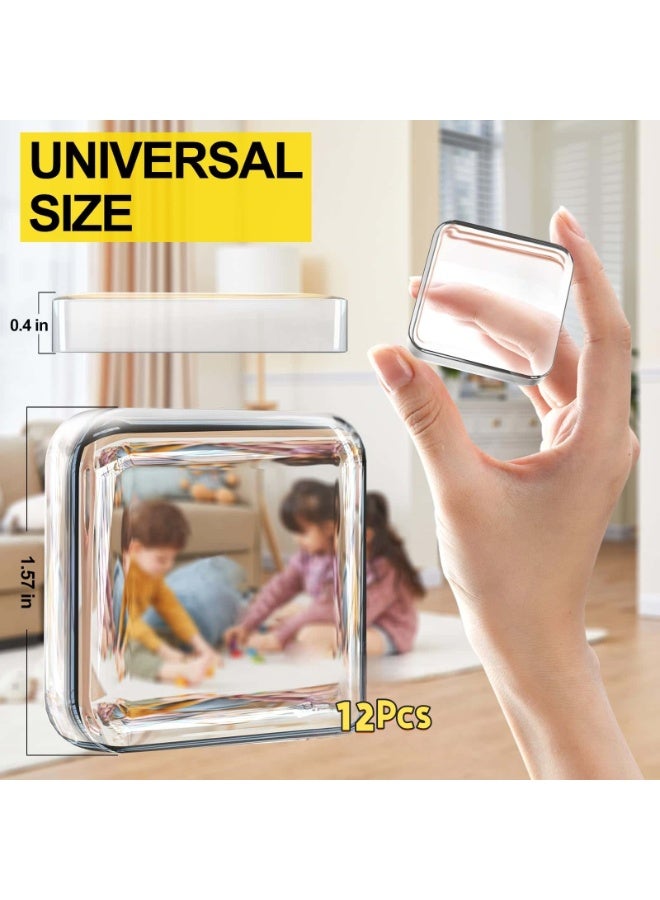 أنمي 12 قطعة سدادات باب واقي للحائط ، سيليكون مقبض الباب واقي للحائط مع دعم قوي ذاتية اللصق ، ترقية سميكة قابلة لإعادة الاستخدام الباب الوفير ، مثالية ل واقي للحائط والحد من الضوضاء (واضح) - Image 3