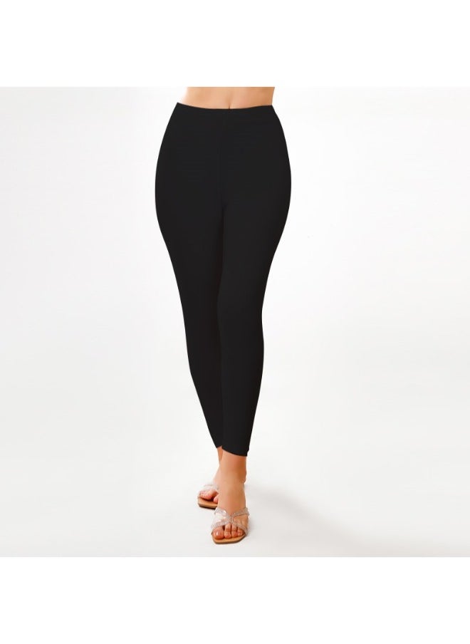 Selina Wear - Women's Cotton Legging - Stretch Leggings for Women Comfortable and Stylish Tights, Workout, Gym, Yoga - Image 1