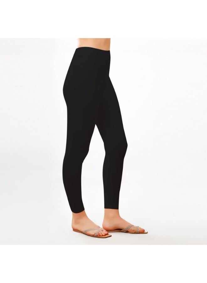 Selina Wear - Women's Cotton Legging - Stretch Leggings for Women Comfortable and Stylish Tights, Workout, Gym, Yoga - Image 1