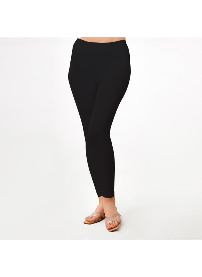 Selina Wear - Women's Cotton Legging - Stretch Leggings for Women Comfortable and Stylish Tights, Workout, Gym, Yoga - Image 1