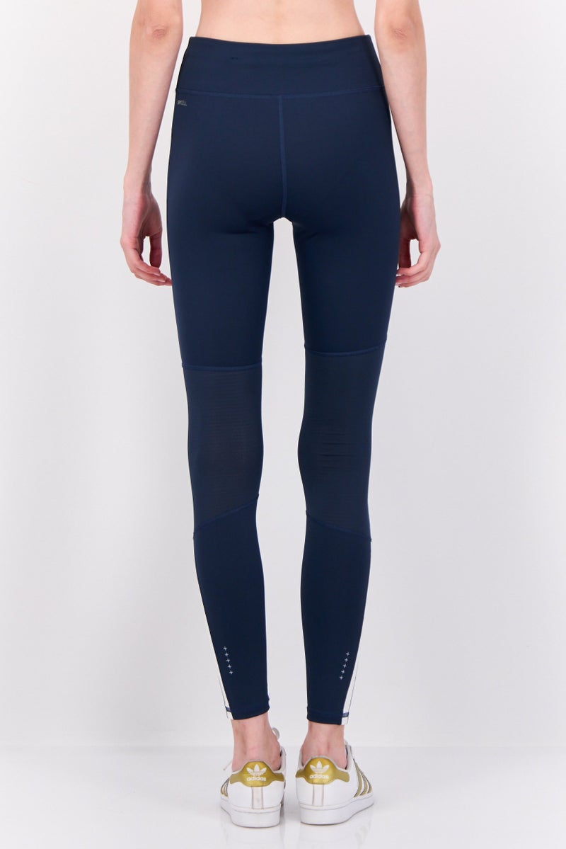 PUMA Women Tight Fit Training Leggings, Navy - Image 3
