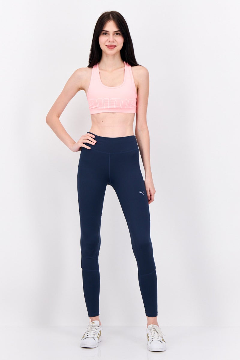 PUMA Women Tight Fit Training Leggings, Navy - Image 4