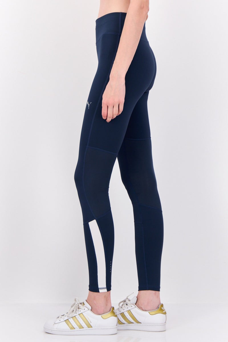 PUMA Women Tight Fit Training Leggings, Navy - Image 2
