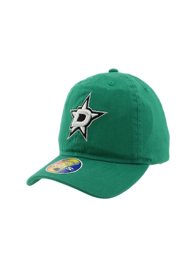 ZHATS Dallas Stars NHL Officially Licensed Youth Adjustable Hat Scholarship Icon Team Color - Image 1