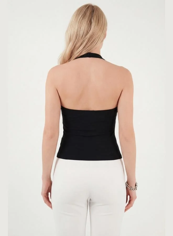 Lela  Lela Slim Fit Halter Neck Backless Two-Pack Blouse Women's Blouse 5866664 for Women | Best Price UAE