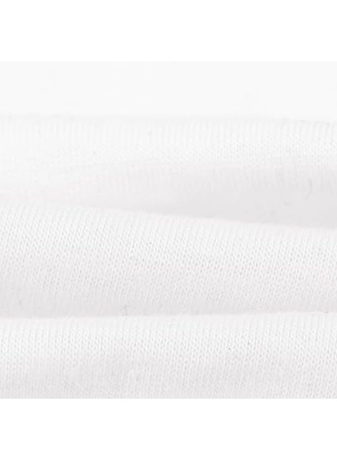 Wide Headbands for Women Men, 2 pack White Fashion Headbands for Women's Hair, Soft Fabric Stretchy Hair Bands for Makeup, Yoga, Running, Sports - Image 4