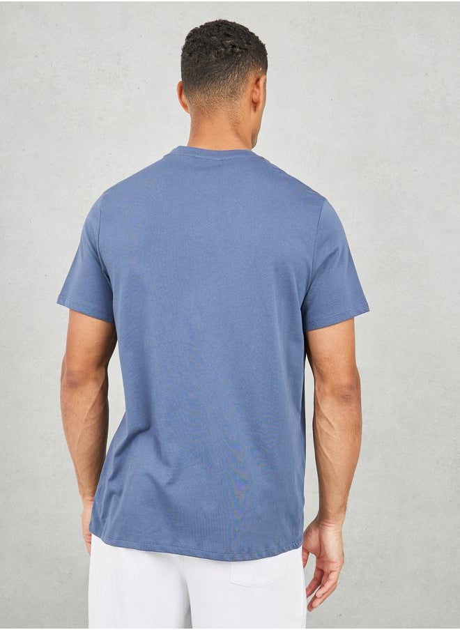Reebok - No Matter The Distance Logo Print T-Shirt - Image 1