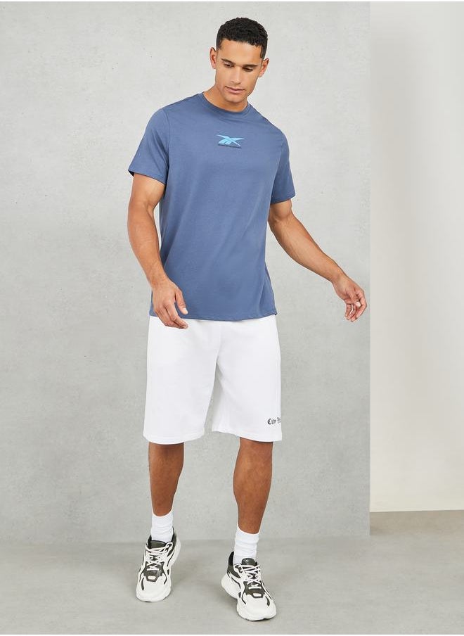 Reebok - No Matter The Distance Logo Print T-Shirt - Image 1