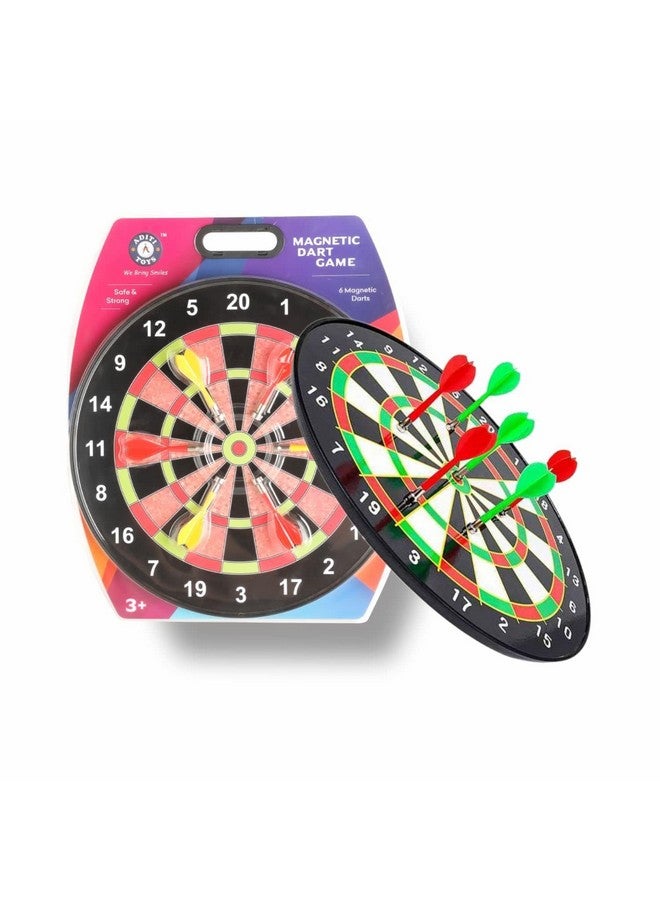 MKY® Toys Magnetic Dartboard with 6 Soft Darts, Suitable for Kids Above 3 Years of Age. (15.5 Inch) - Image 1