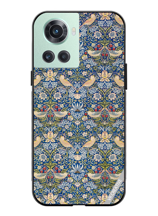 VR CREATIVE Protective Case Cover For OnePlus 10R Splash Flower Design Multicolour - Image 1