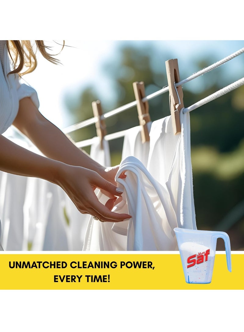 SAF Detergent 3kg, Yellow Pack of 2- Powerful Laundry Cleaning for Brighter Clothes - Image 4