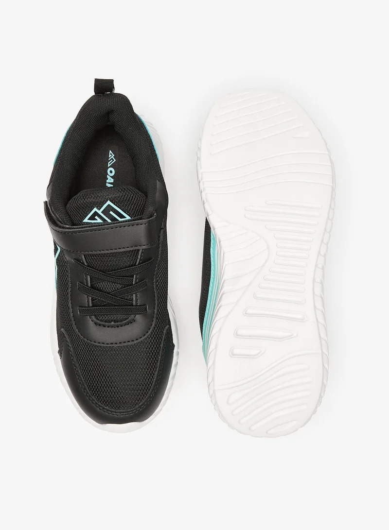 Oaklan by Shoexpress Boys Textured Sports Shoes with Hook and Loop Closure