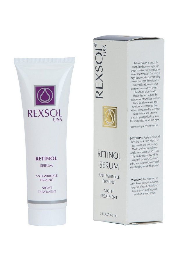 REXSOL Retinol Serum Anti Wrinkle Firming ; Best Antioxidant Serum For Face ; Pure Vitamin C For Face Pure Retinol Vitamin Serum ; Utmost Anti Wrinkle Serum For Deep Wrinkle Treatment (2 Fl Oz) - Image 2