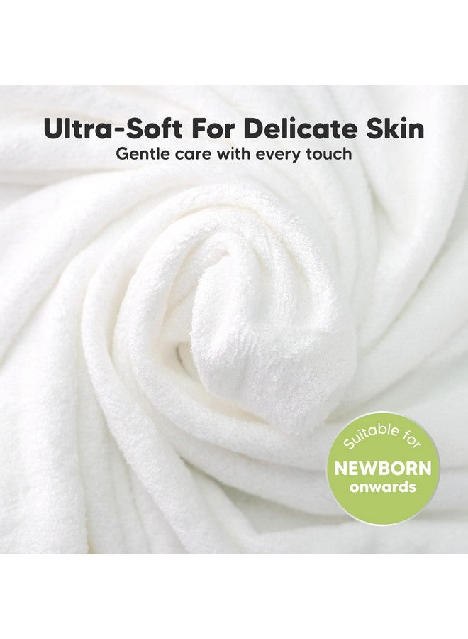 KeaBabies 6-Pack Cotton Baby Washcloths for Newborn - Organic Cotton Muslin Soft Wash Cloths for Babies, Infant, Kids, Toddler Towels for Boy, Girl, Super Absorbent Face Cloths, Scratch-Free Baby Rags (Nordic) - Image 3