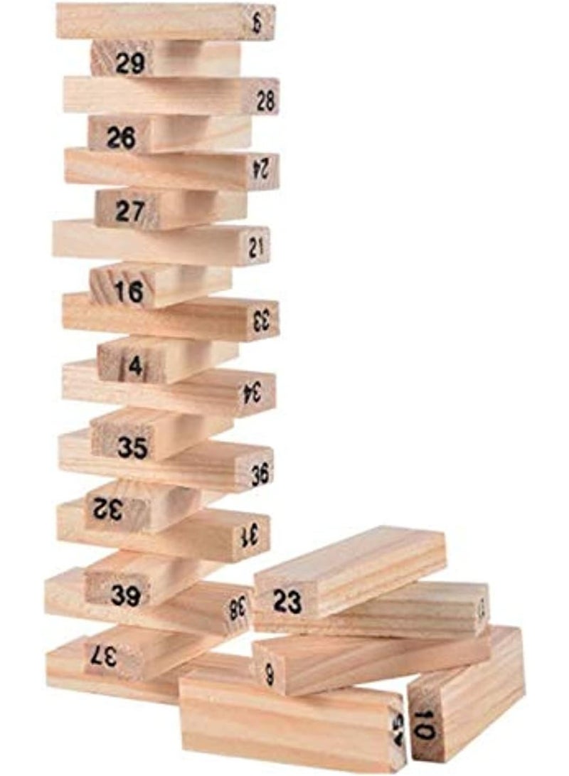 54 Pieces Wooden Puzzle Interlocking Intelligence Games Brain Teasers Logic Puzzles for Adults and Kids of All Ages - Image 1