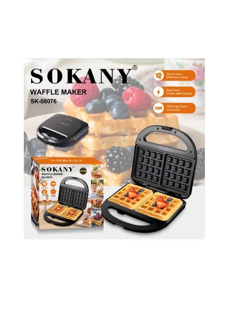 سوكاني وافل ميكر سوكاني - SK-08076 - اسود -  750وات  - Image 1