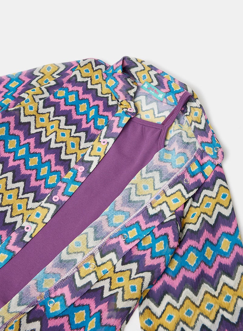 جودي ميني شميز شيفون مع توب روتال - Image 3