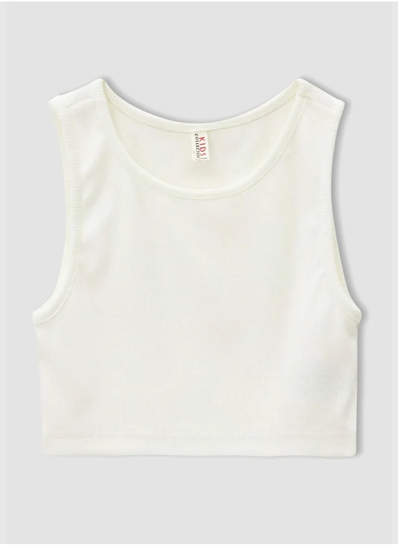 DeFacto Sleeveless Cropped Tank Top