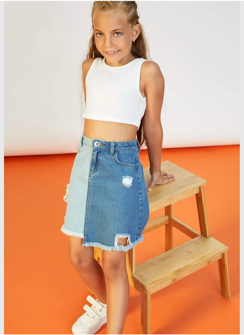 DeFacto Sleeveless Cropped Tank Top