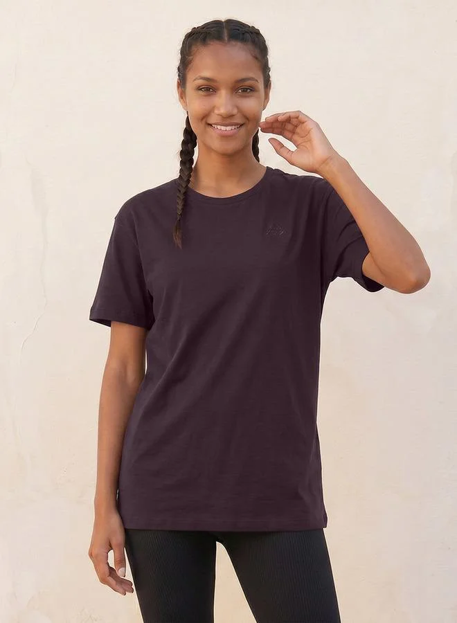 Kappa BROWN Kappa Logo Embroidered T-shirt for Women | Best Price UAE
