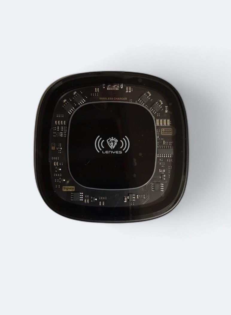Lenyes BIN1 Wireless Charging Stand PW305, Black 15W - Image 2