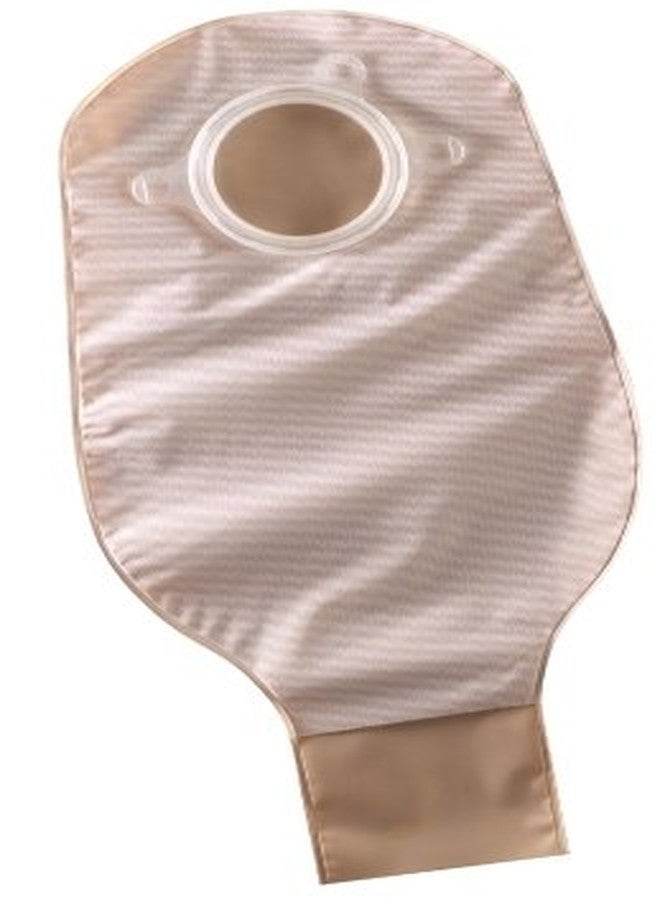 ConvaTec 401932 Natura 12" Two-Piece Drainable Pouch with 1-Sided Comfort Panel, Tail Clip, Opaque, 1-1/4" Flange, Pack of 10