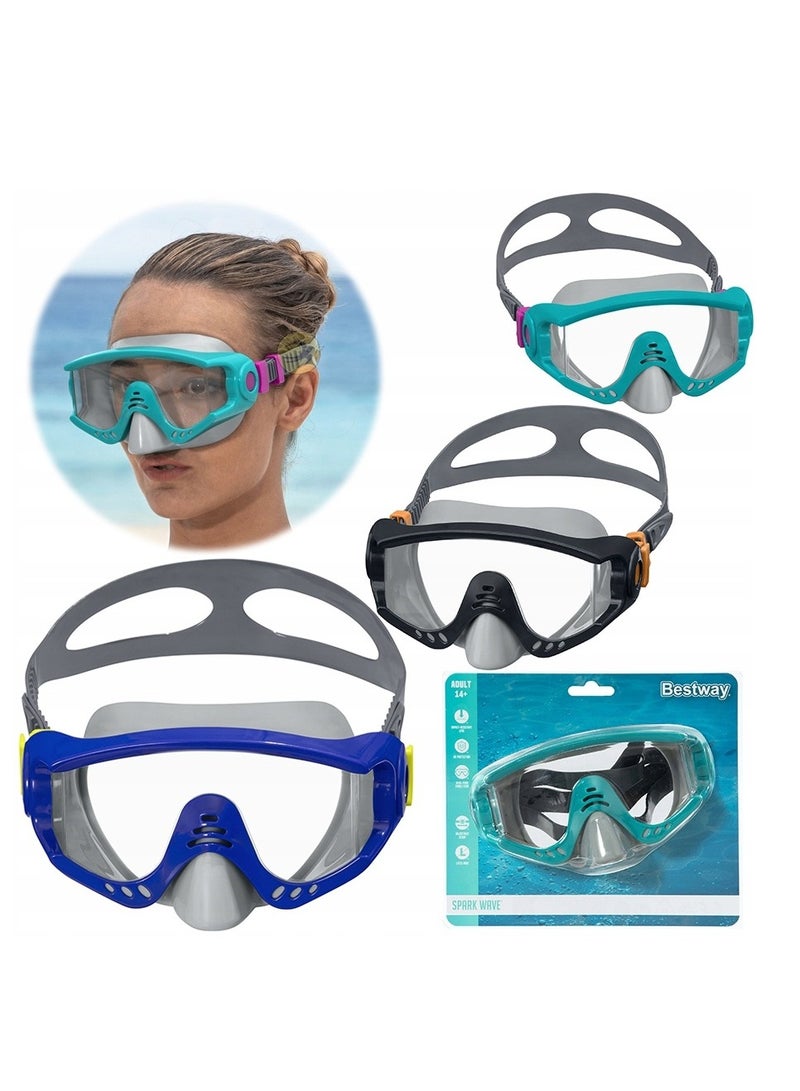 بست واي Bestway Spark wave Mask Goggles for diving swimming For adult - No: 22044  - Image 1