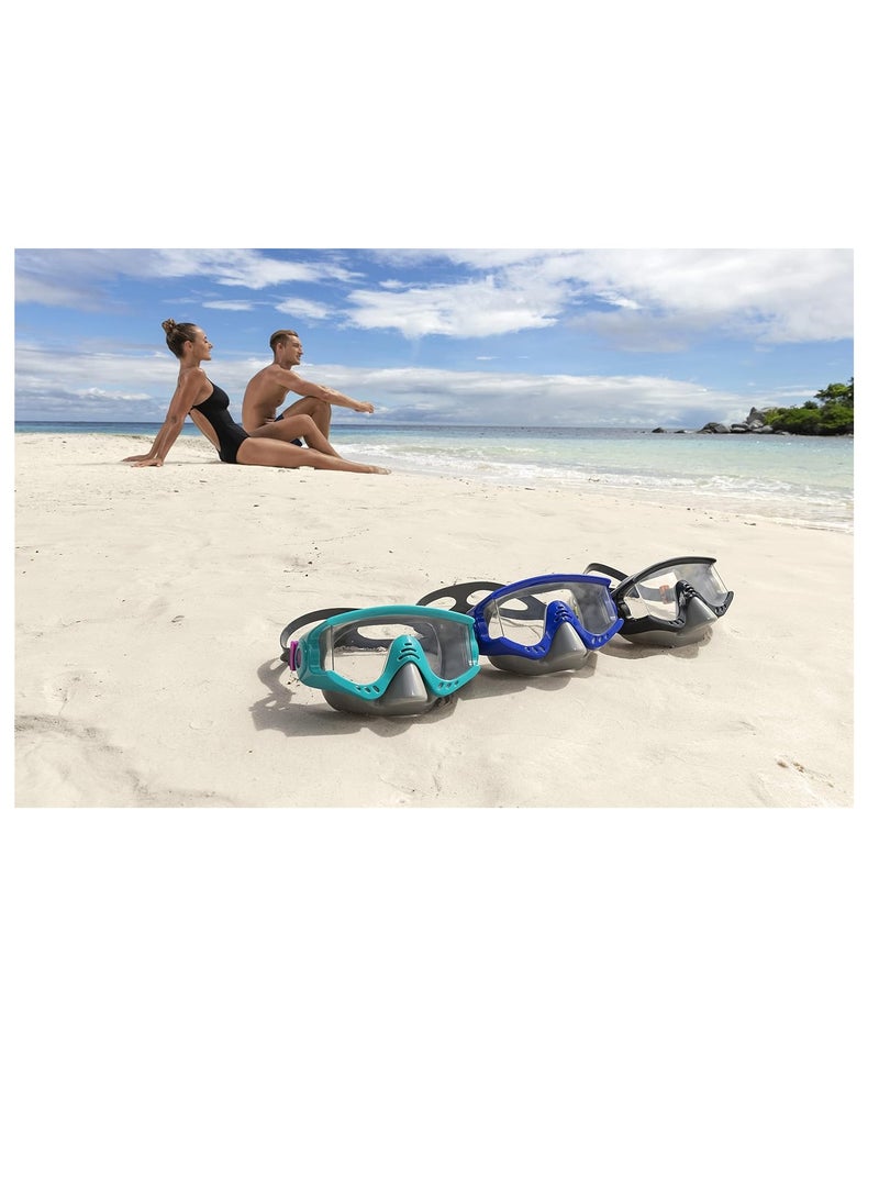 بست واي Bestway Spark wave Mask Goggles for diving swimming For adult - No: 22044  - Image 4