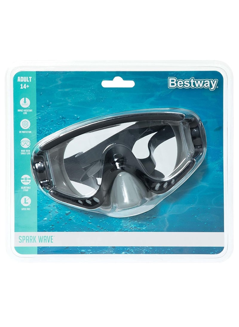بست واي Bestway Spark wave Mask Goggles for diving swimming For adult - No: 22044  - Image 5