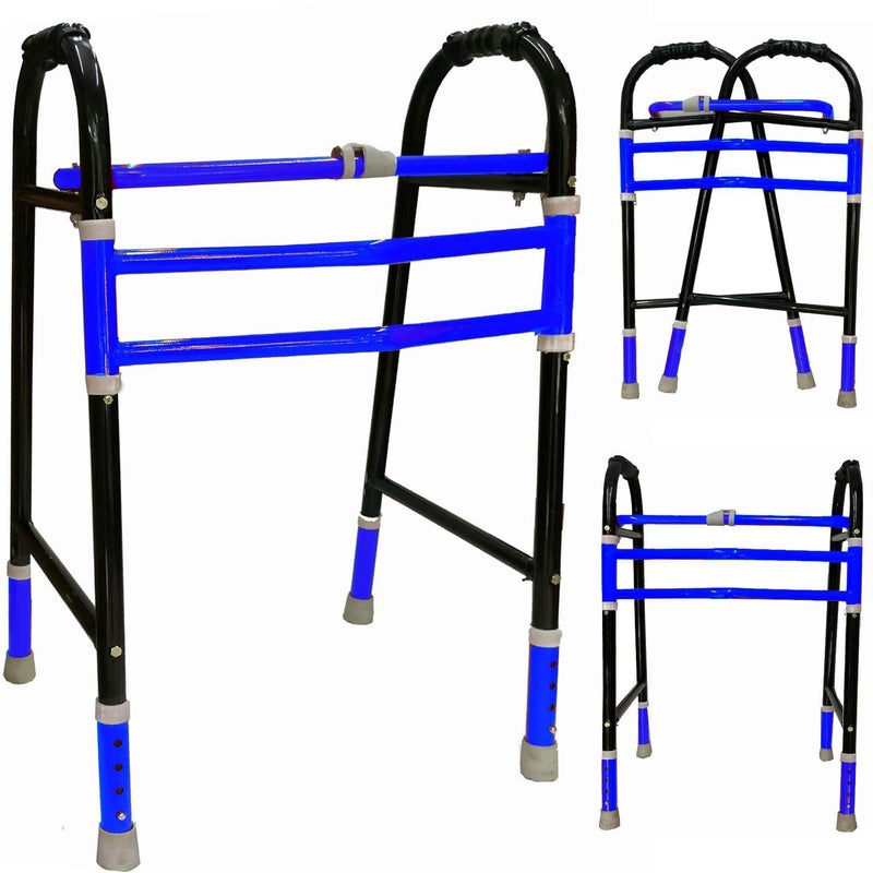 Cloudtail Plain Double Bar Frame Balanced Adjustable Adult Walker - Image 2