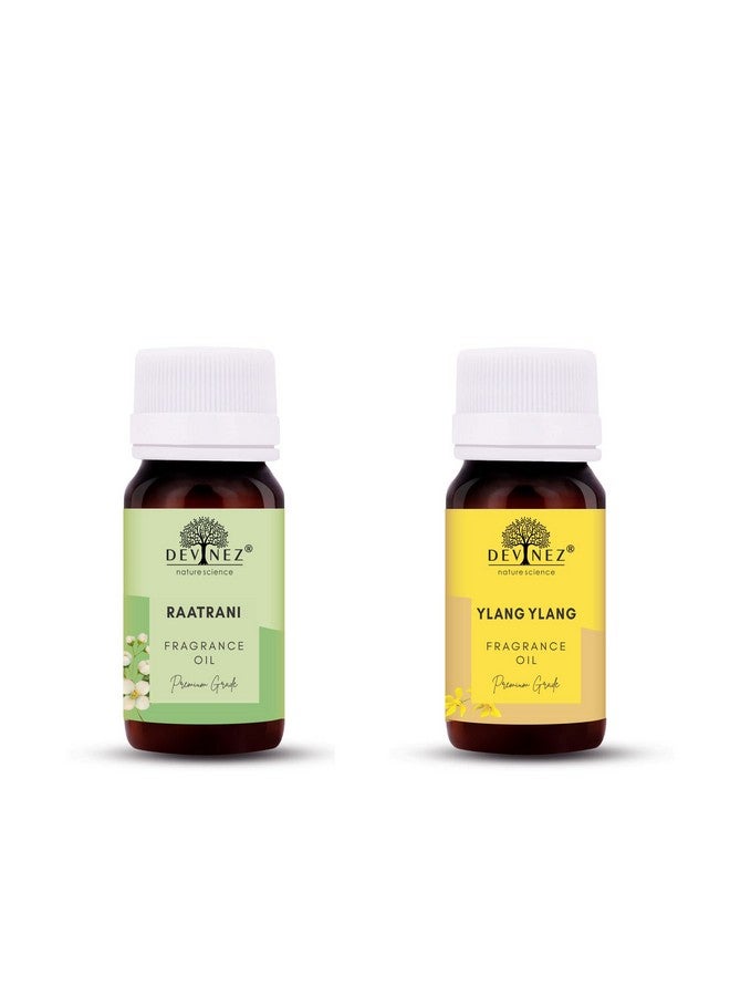 Devinez RaatRani, Ylang-Ylang Aroma Oil for Diffuser/Ultrasonic Aroma Diffuser/Tealight Diffuser/Reed Diffuser, 30ml Each - Image 1