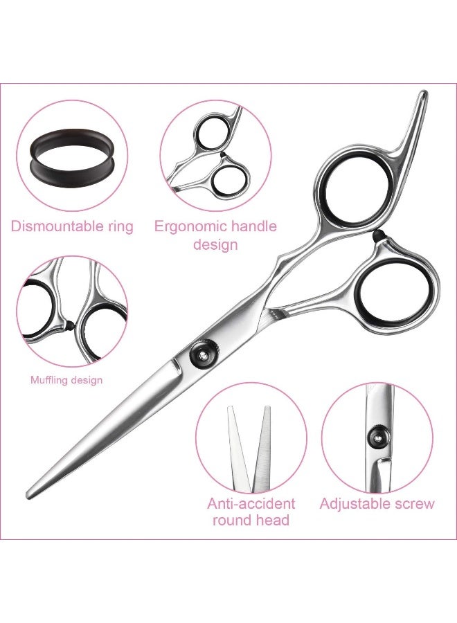 Fcysy Hair Cutting Scissors Thinning Shears-  Professional Barber Sharp Hair Scissors Hairdressing Shears Kit with - Image 4